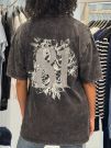 Guess - Ss Cn G81 Flowers Tee - Zwart
