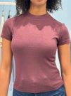 Guess - SS Licia Mock NK Top - Rood