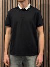 Guess - Ss Paul Guess Collar Polo - Zwart