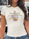 Guess - SS Social Drink R5 Tee - Wit
