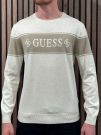 Guess - Geoffrey Cn Ls Logo Swtr - Beige