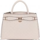 Guess - Arlena Logo Girlfriend Satchel - Beige