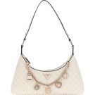 Guess - Everlee Top Zip Shoulder Bag - Wit