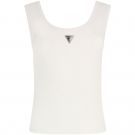 Guess - Sl Guess Ribbed Knit Tank Top - Wit