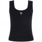 Guess - Sl Guess Ribbed Knit Tank Top - Zwart