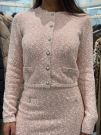 Guess - Dorothy Cn Ls Cardi Swtr - Roze