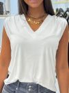 Guess - Vn Eleveted Basic Top - Wit