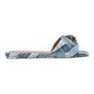 Kurt Geiger - Kensington Flat Sandal - Blauw