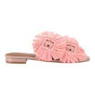 Kurt Geiger - Raffia Buckle Flat SDL - Roze