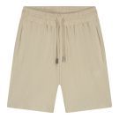Malelions - Men Emblem Seersucker Shorts - Beige