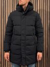 Malelions - Men Mid Lenght Puffer Jacket - Zwart