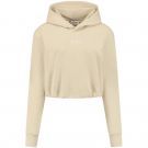 Malelions - Women Kiki Crop Hoodie - Beige