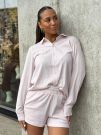 Malelions - Woman Seersucker Shorts - Roze