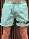 Malelions - Men Caption Swim Shorts - Blauw
