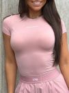 Unique The Label - Giselle Short Sleeve - Vintage Pink