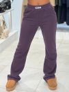 Unique The Label - Molly Pants Tracksuit Pants - Deep Berry