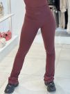 Unique The Label - Noelle Pants - Deep Cherry