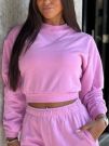 Unique The Label - Peggy Cropped Sweater - Bubbelgum