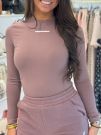 Unique The Label - Robyn Long Sleeve - Paars