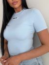 Unique The Label - Nena Short Sleeve Top - Blauw