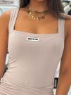 Unique The Label - Nena Tank Top - Beige