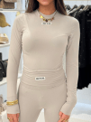 Unique The Label - Nena Long Sleeve Top - Grijs