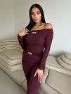 Unique The Label - Novi Off Shoulder Bodysuit - Rood