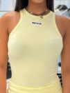 Unique The Label - Nena Halter Top - Geel