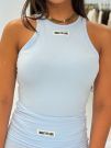 Unique The Label - Nena Halter Top - Blauw