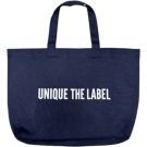 Unique The Label - Unique Canvas Tote - Deep Dark Navy
