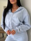 Unique The Label - Molly Vest Tracksuit Vest - Blauw