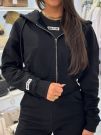 Unique The Label - Molly Vest Tracksuit Vest - Zwart