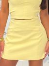 Unique The Label - Yve Skirt - Geel