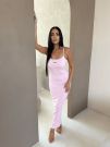 Unique The Label - Zoe Rib Dress - Roze