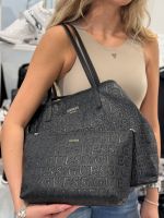 Guess - Vikky II Large 2 In 1 Tote - Zwart