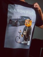 Baron Filou - T-shirt Poster Backprint LXXXIV - Zwart