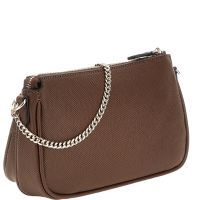 Guess - Noelle Dbl Pouch Crossbody - Bruin