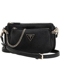 Guess - Noelle Dbl Pouch Crossbody - Zwart