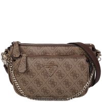 Guess - Noelle Dbl Pouch Crossbody - Beige