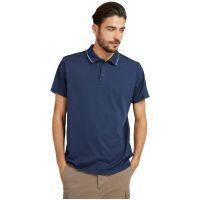 Guess - Es Ss Paul Pique Tape Polo - Donkerblauw