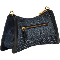 Guess - Dili Top Zip Shoulder Bag - Blauw