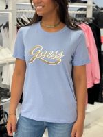 Guess - Ss Cn Glittery Logo - Blauw