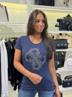 Guess - Ss Rn 4G Logo Tee - Blauw