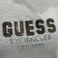 Guess - Ss Cn Pyramide Studs Tee - Wit