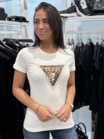 Guess - Ss Cn Triangle Leo Tee - Beige