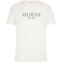 Guess - Ss Cn Guess Iridescent Tee - Wit