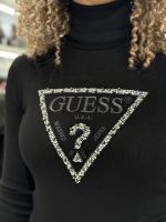 Guess - Piper Triangle Logo TN LS Sweater - Zwart