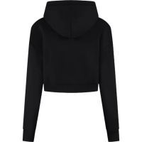 Malelions - Women Cropped Zip Hoodie - Zwart