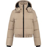 Malelions - Women Signature Puffer Jacket - Beige