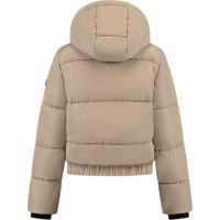 Malelions - Women Signature Puffer Jacket - Beige